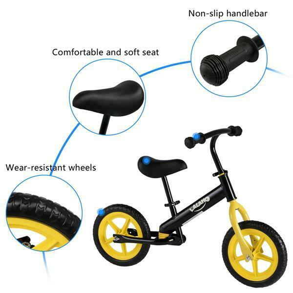 Balance Bike Kids Learn To Ride Pre Bike Adjustable Seat US - Fresh Stock Dated January 2026