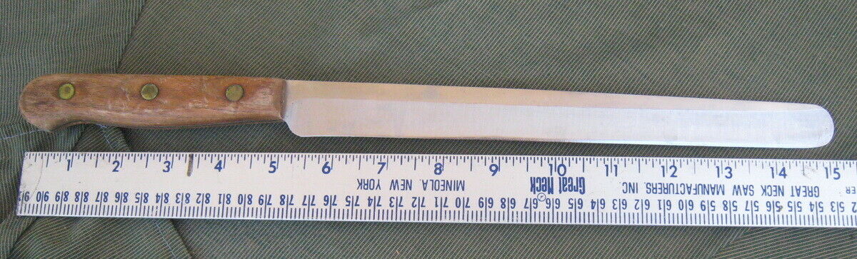 Vintage Chicago Cutlery Walnut Collection 10” Slicing  Knife RB10S - Fresh Stock Dated January 2026