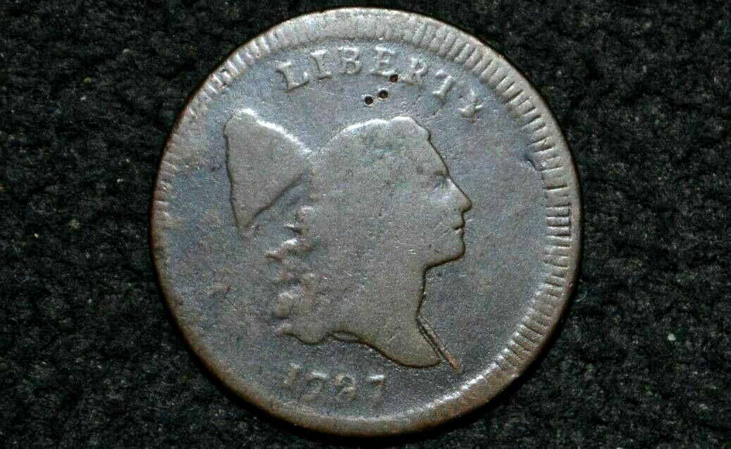 1797 HALF CENT* C2 * Regular Head * Plain Edge *FINE* Obverse Struck Off-Center - Fresh Stock Dated December 2025