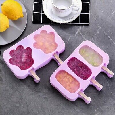 Food-grade Silicone Popsicle Mold Reusable DIY Ice Cream Juice Popsicle Maker - Fresh Stock Dated February 2026