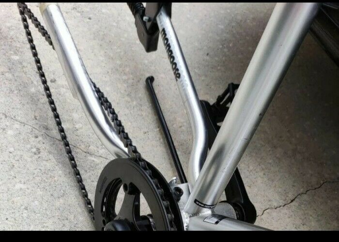 Mongoose Malus Adult Fat Tire Mountain Bike Frame  7-Speed Silver - Fresh Stock Dated December 2025