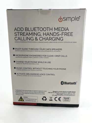 Bluetooth Music Streaming Hands Free Calling And Charging - Fresh Stock Dated December 2025