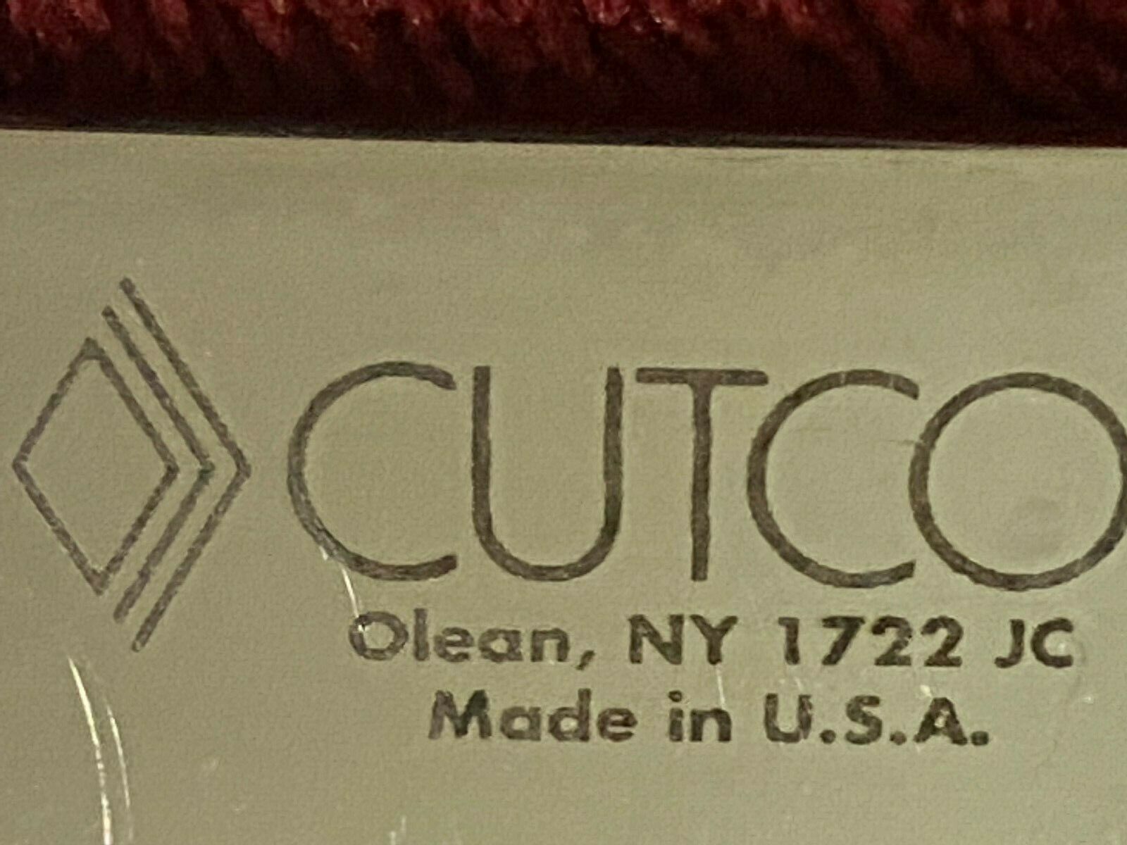 CUTCO Classic Handle Butcher knife 1722 USA made NICE CONDITION - Fresh Stock Dated January 2026