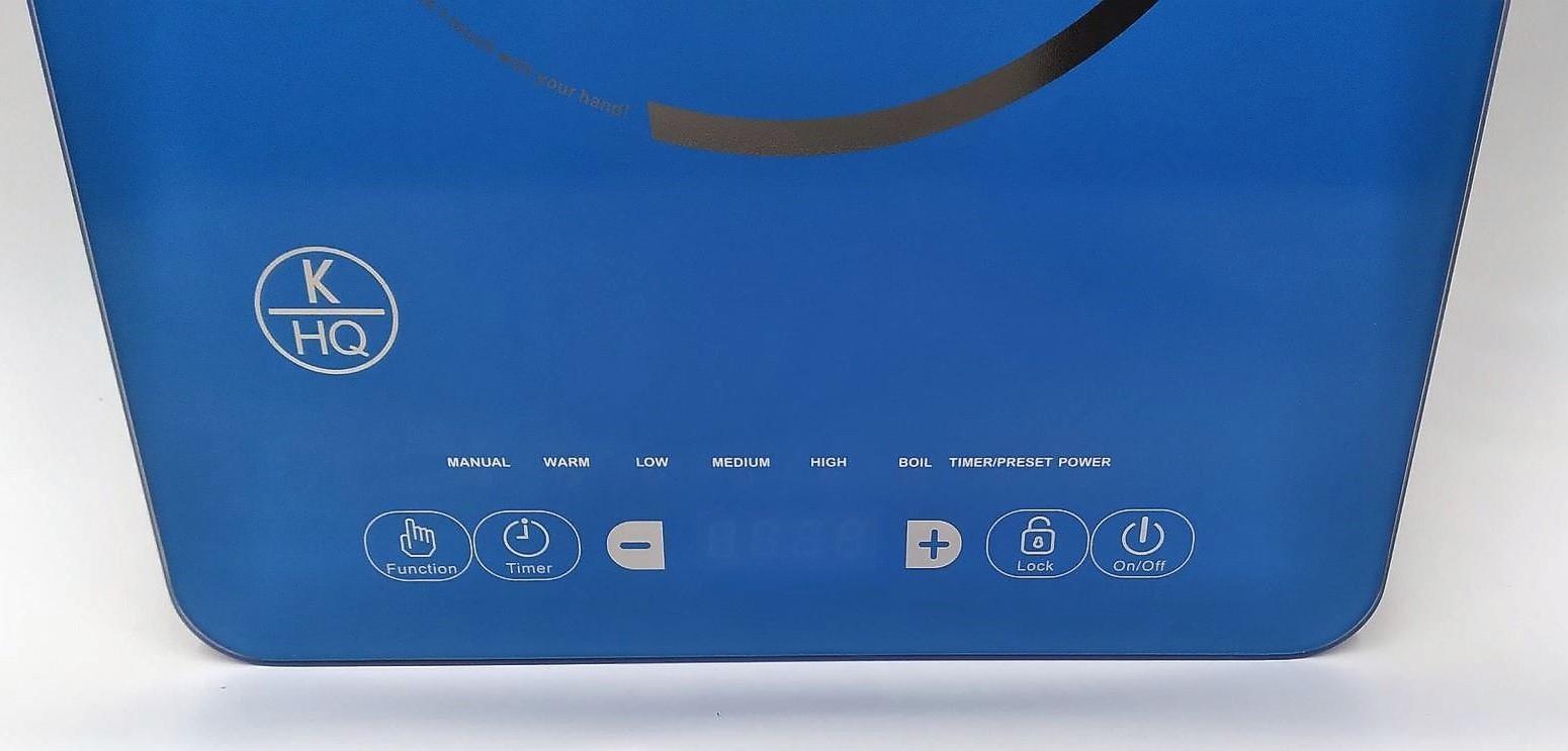 New Kitchen HQ 1500-Watt Portable Induction Burner, Blue - Fresh Stock Dated February 2026