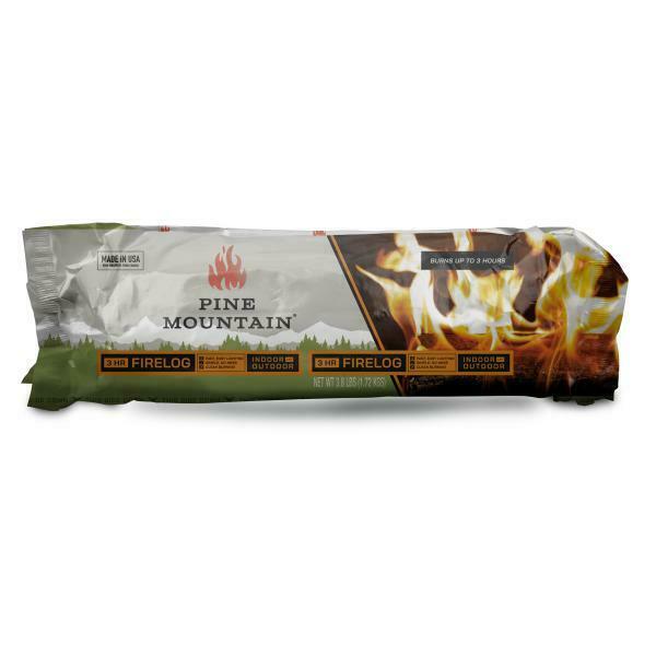 Pine Mountain Traditional 3 Hour Easy Starter Long Burning Firelogs Pack Of 6 - Fresh Stock Dated December 2025