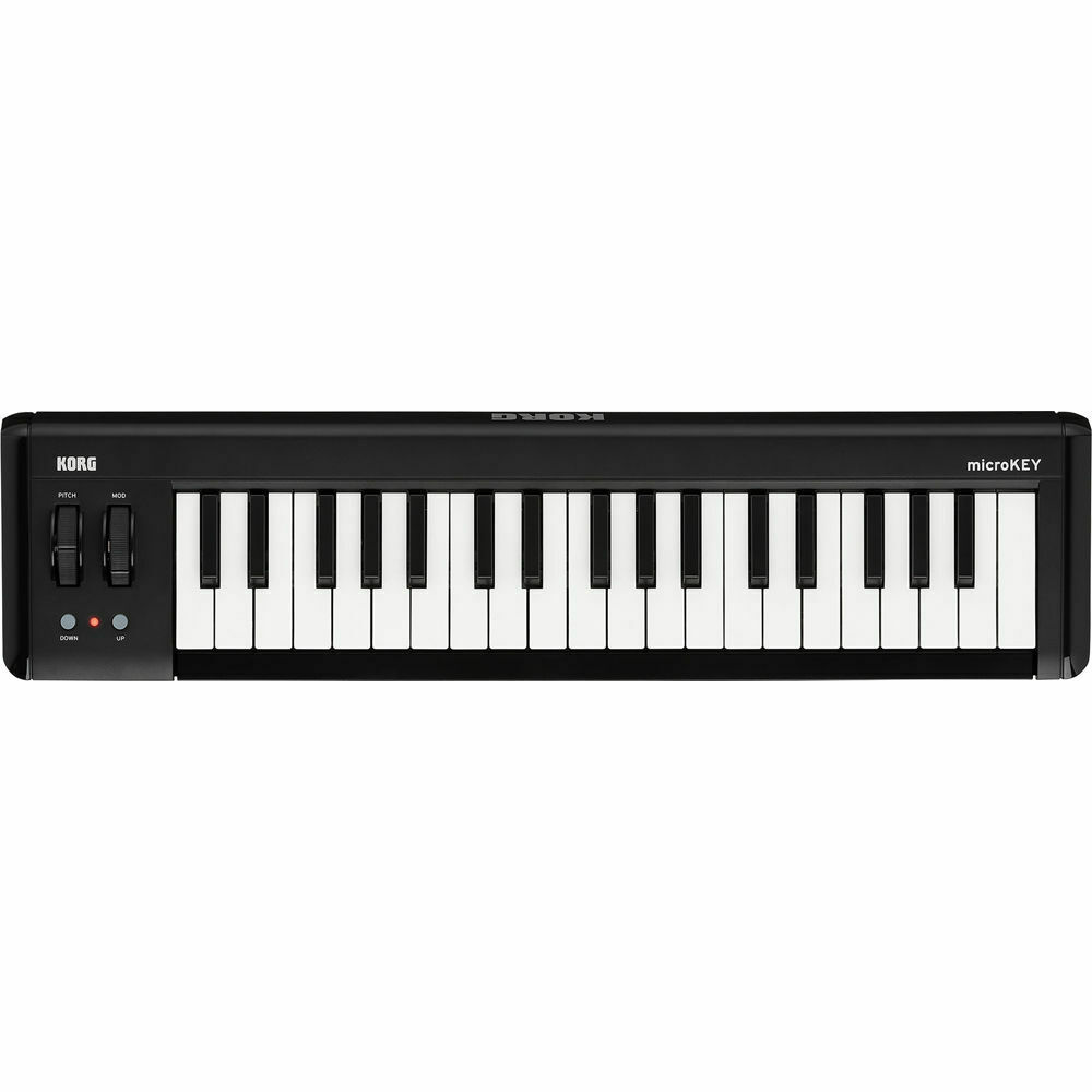 Korg microKEY2-37 Key USB Controller w/ Pedal Input + USB 4 Port Hub + Cable - Fresh Stock Dated December 2025