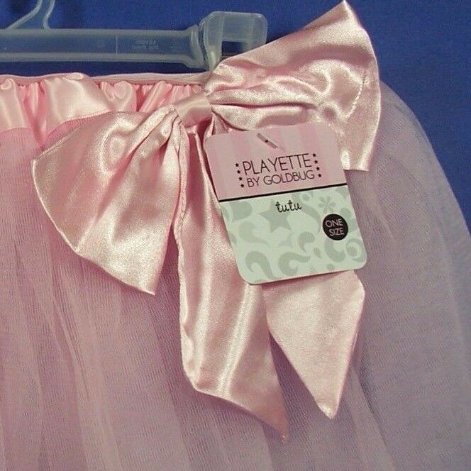Girls Pink Tutu Halloween Pretend Playette Goldbug One Sz Fits Most Toddler NWT - Fresh Stock Dated December 2025