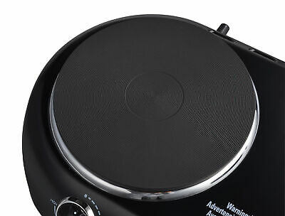 Estufa Electrica Doble Portatil 1800W Placa de Cocina 2 Quemadores Negro Ligero - Fresh Stock Dated February 2026