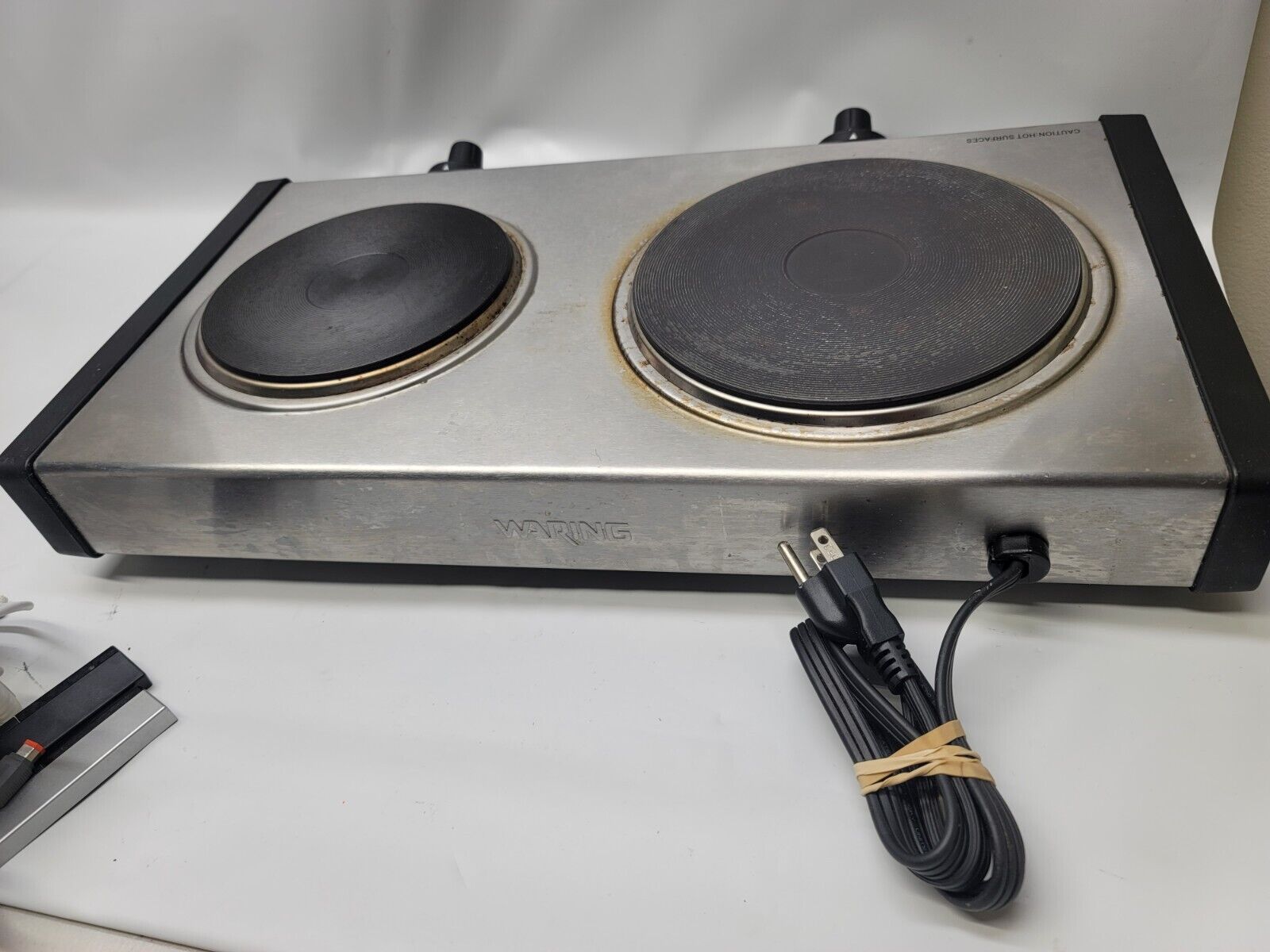 Waring DB60 Portable Professional Commercial Burner Cast Iron Hot Plates 1800W - Fresh Stock Dated February 2026