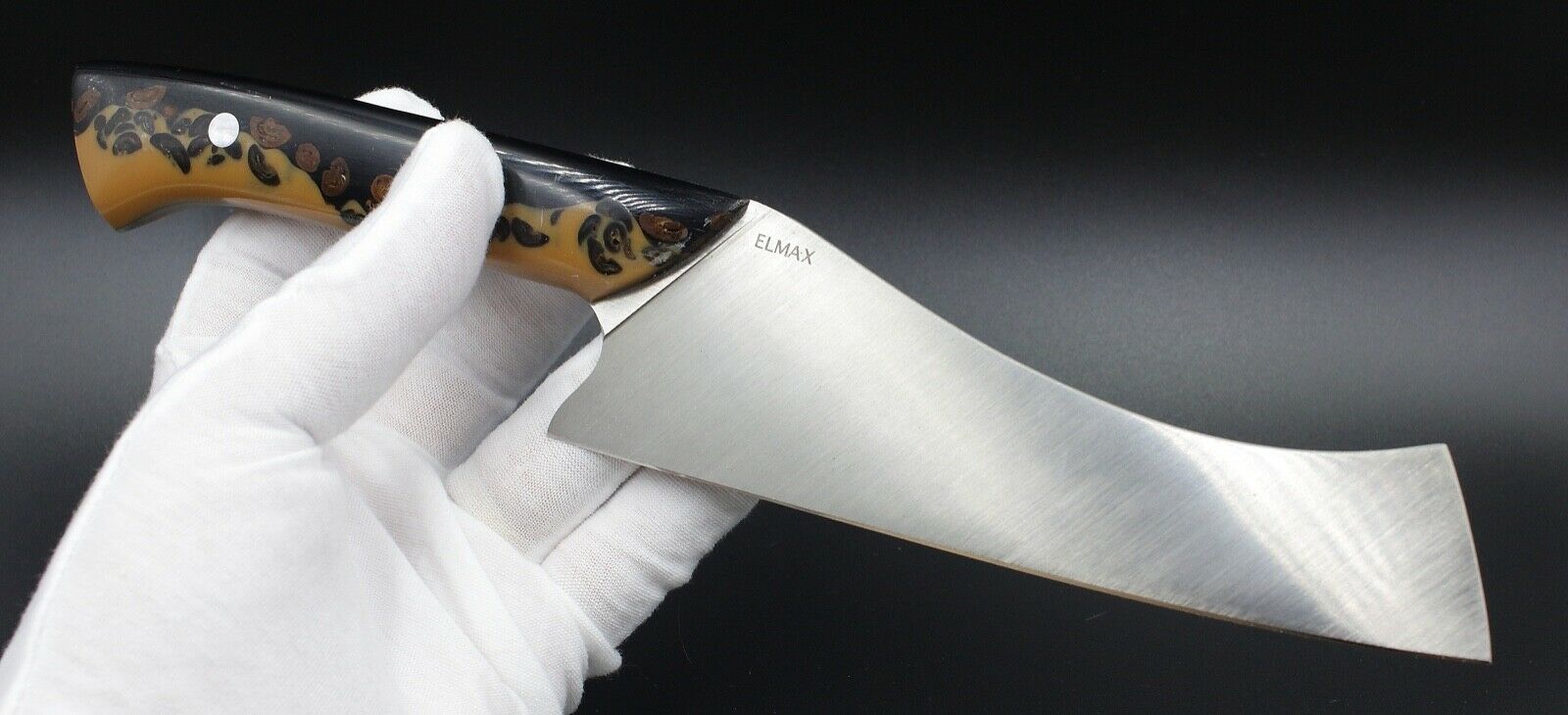 Caffe Mocha Chef - USA Made Custom Knives ELMAX Stainless Steel Coffee Handle - Fresh Stock Dated January 2026