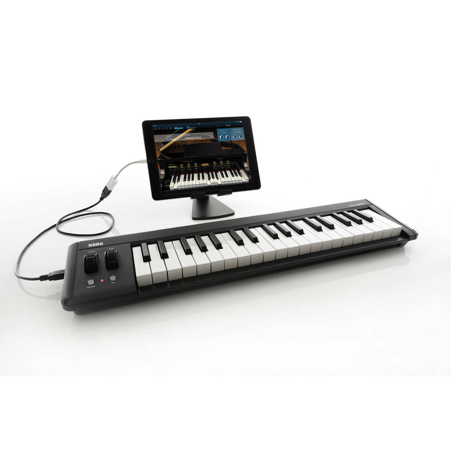 Korg microKEY2-37 Key USB Controller w/ Pedal Input + USB 4 Port Hub + Cable - Fresh Stock Dated December 2025