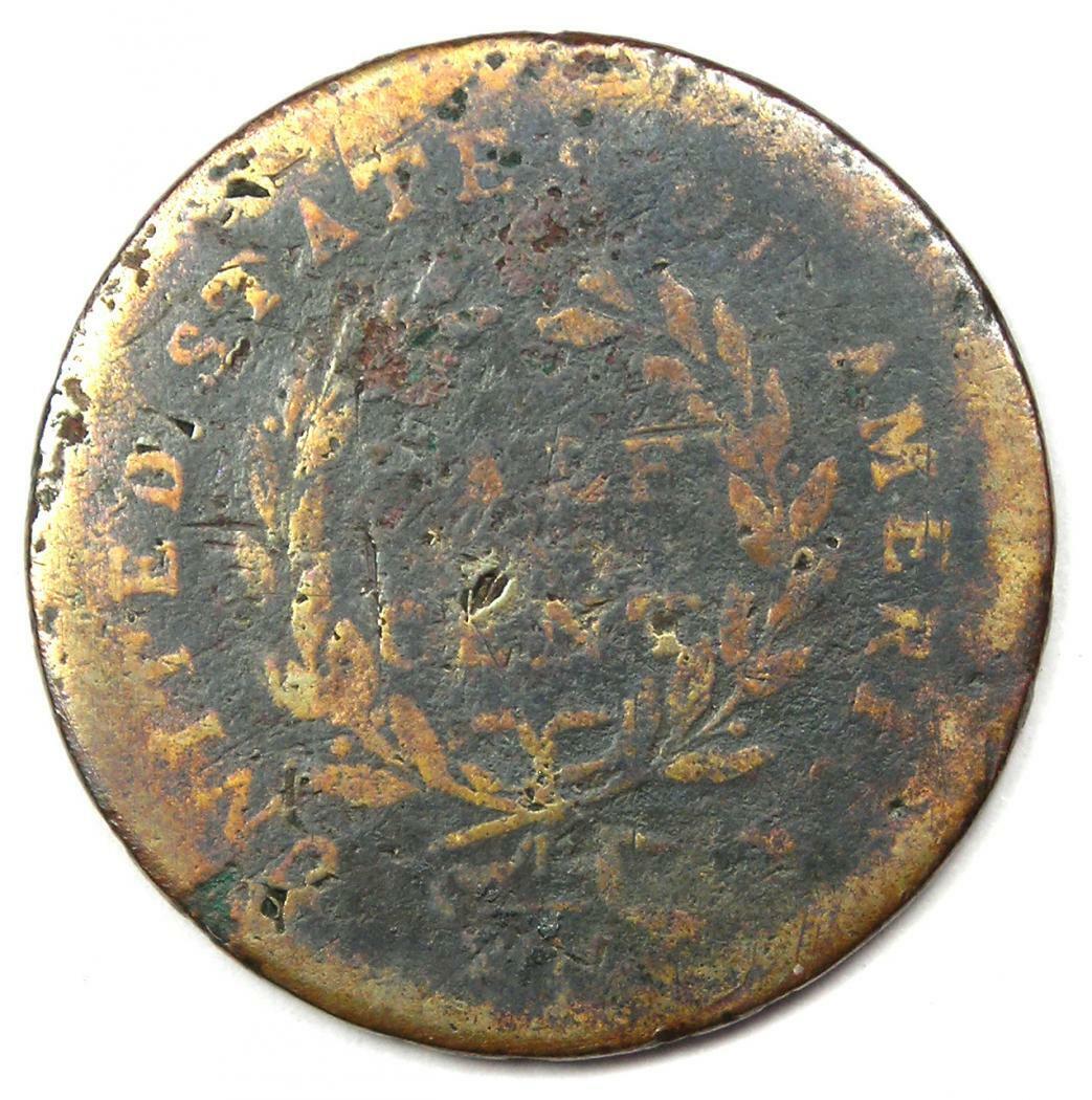 1794 Liberty Cap Flowing Hair Half Cent 1/2C Coin - VG / Fine Detail (Corrosion) - Fresh Stock Dated December 2025
