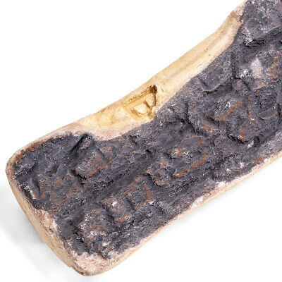 8PC Set Realistic Flame Large Ceramic Wood Ash Logs Fire pit Log Kit - Fresh Stock Dated December 2025