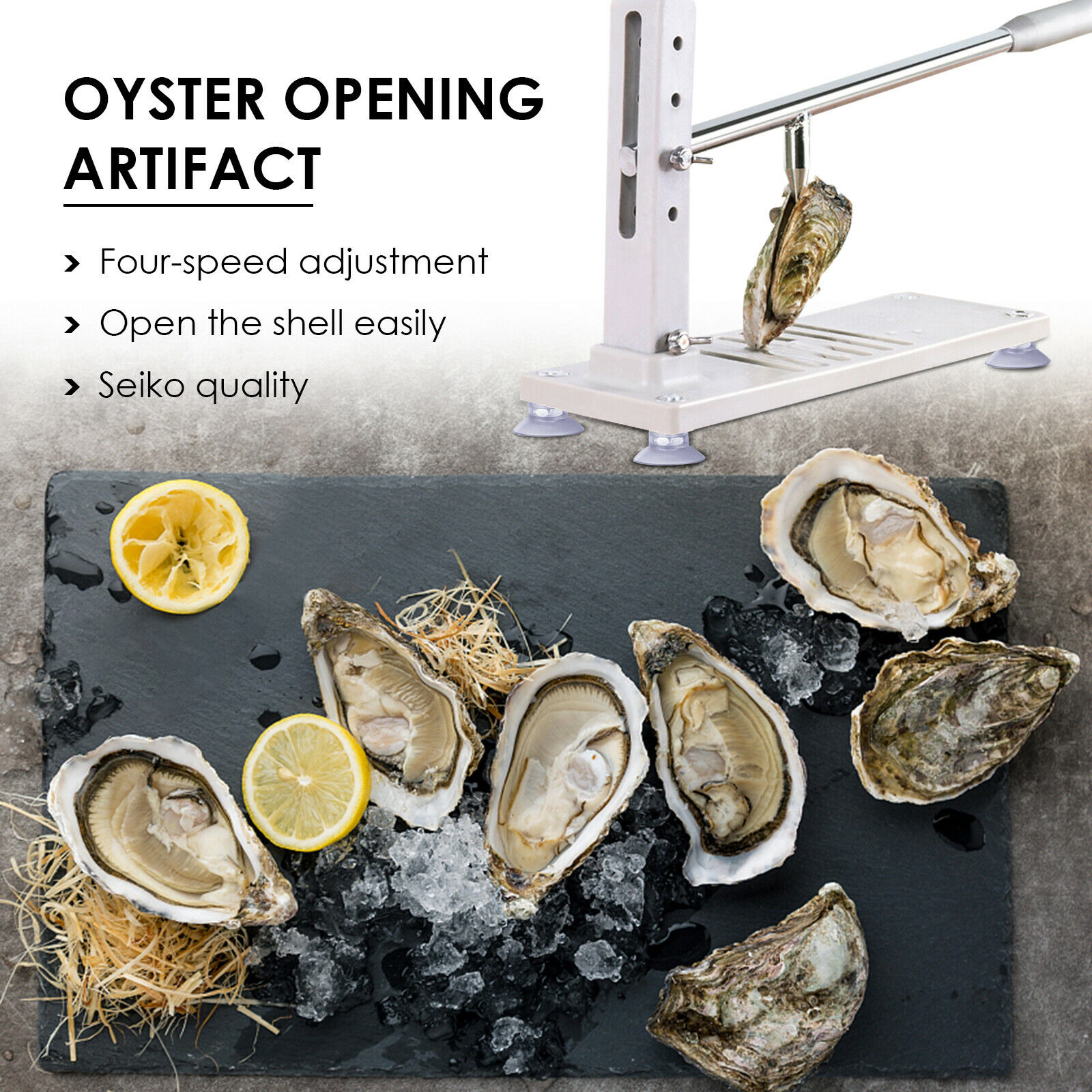 Oyster Knife Shucker Shell Seafood Opener Shucking Tool Set With/ Blade - Fresh Stock Dated January 2026