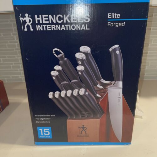 Henckles International Elite Forge 15 Piece Knife Set (New In Box) Free Shipping - Fresh Stock Dated January 2026
