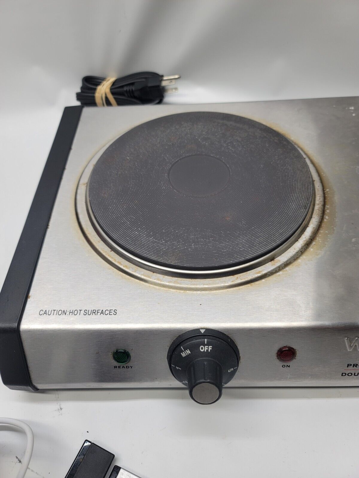 Waring DB60 Portable Professional Commercial Burner Cast Iron Hot Plates 1800W - Fresh Stock Dated February 2026