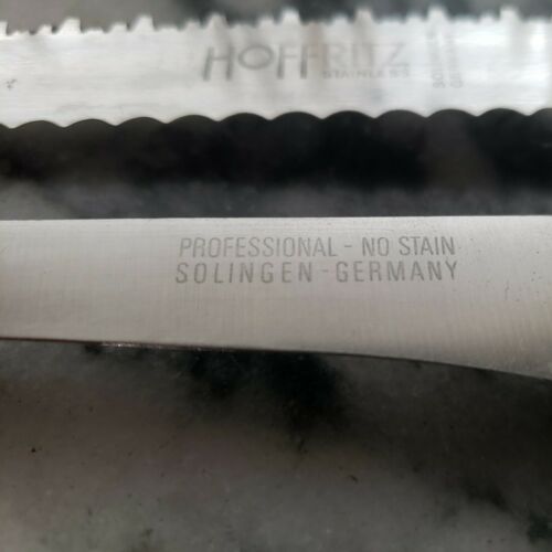 Lot of 4  German knives 1-JA Henckels, 1  ed Wusthof  all solingen germany - Fresh Stock Dated January 2026