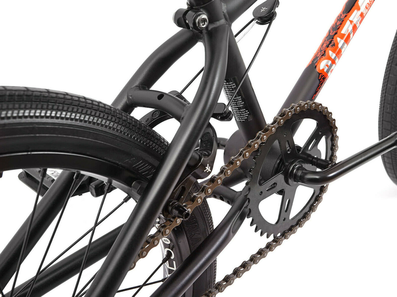 KHE BMX Bike Blaze 18 Inch Black Affix 360° Rotor Only 22.5lbs - Fresh Stock Dated January 2026