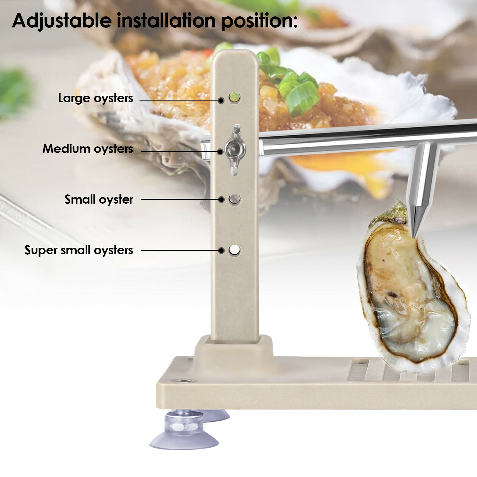 Oyster Knife Shucker Shell Seafood Opener Shucking Tool Set With/ Blade - Fresh Stock Dated January 2026