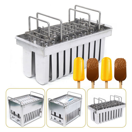 20pcs Stainless Steel Mold Ice Cream Stick Mold Popsicle POP Rack Nice Mold USA - Fresh Stock Dated February 2026