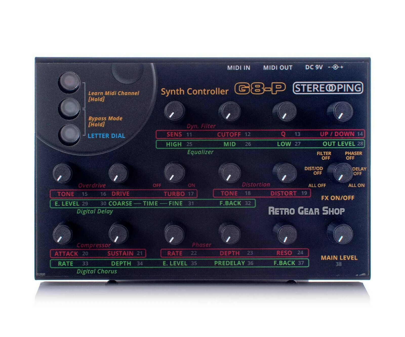 Stereoping CE-1 Midi Controller for Roland GP-8 Guitar processor effects G8-P - Fresh Stock Dated December 2025