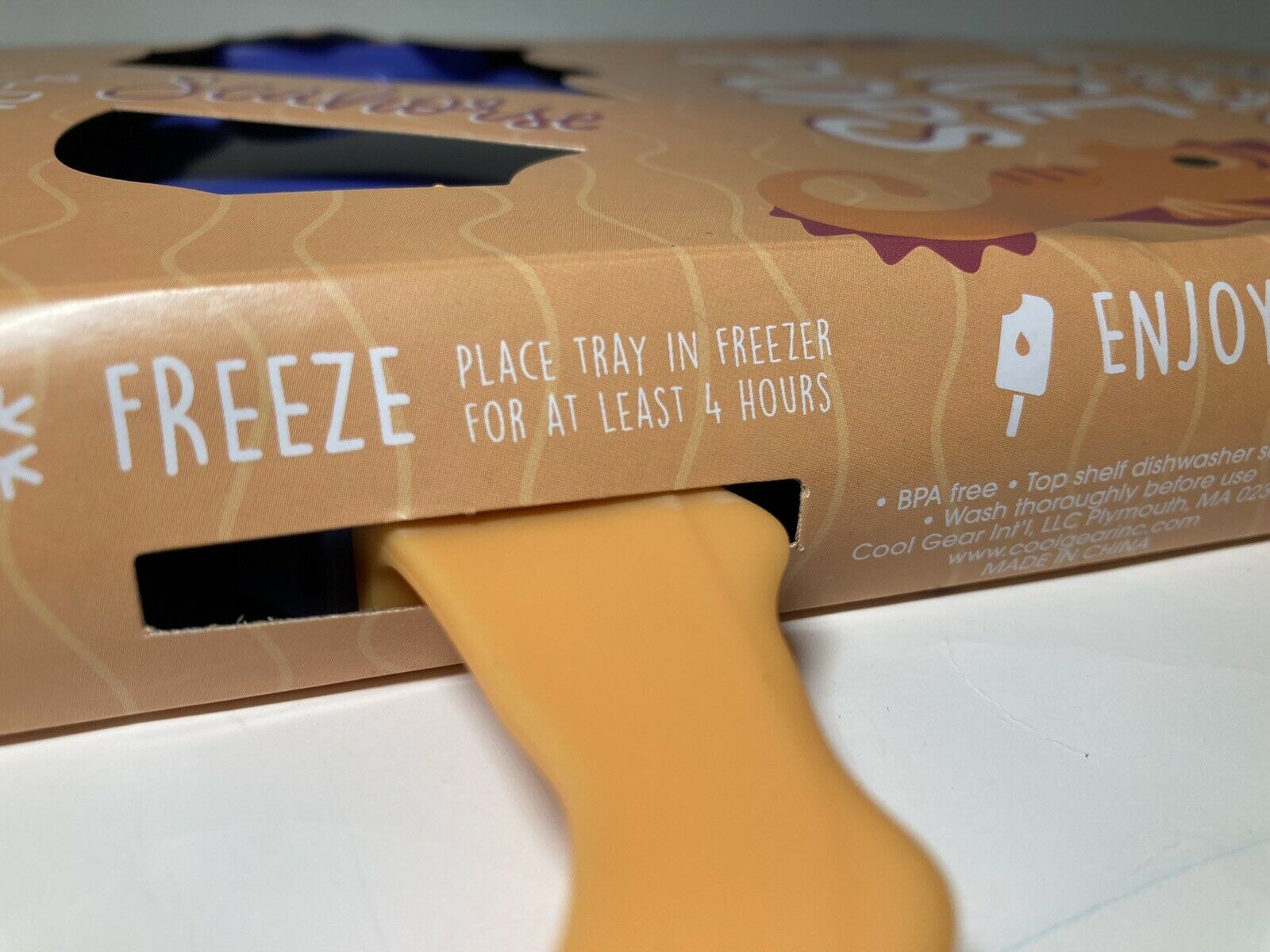 Cool Gear Make Your Own Ice Pops 3-Pack Seahorse Molds • BPA Free - Fresh Stock Dated February 2026