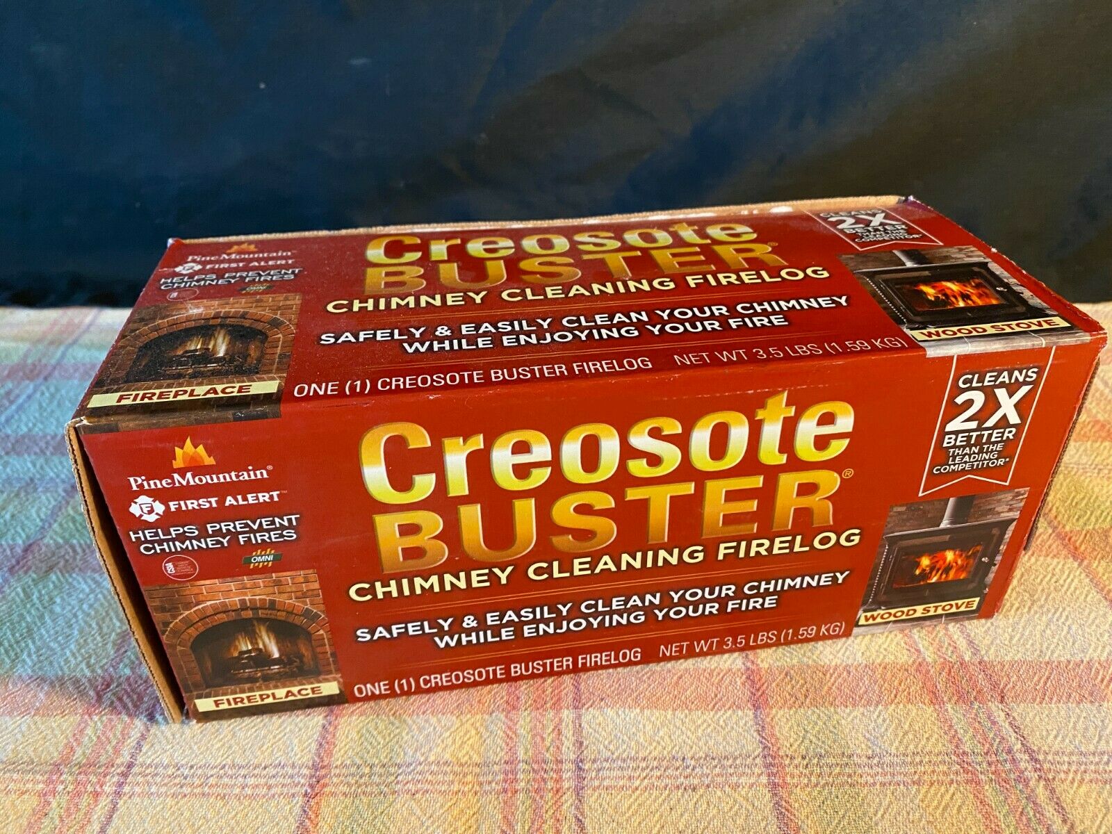 PINE MOUNTAIN - Creosote Buster - Chimney Cleaning Log - NIB - Fresh Stock Dated January 2026
