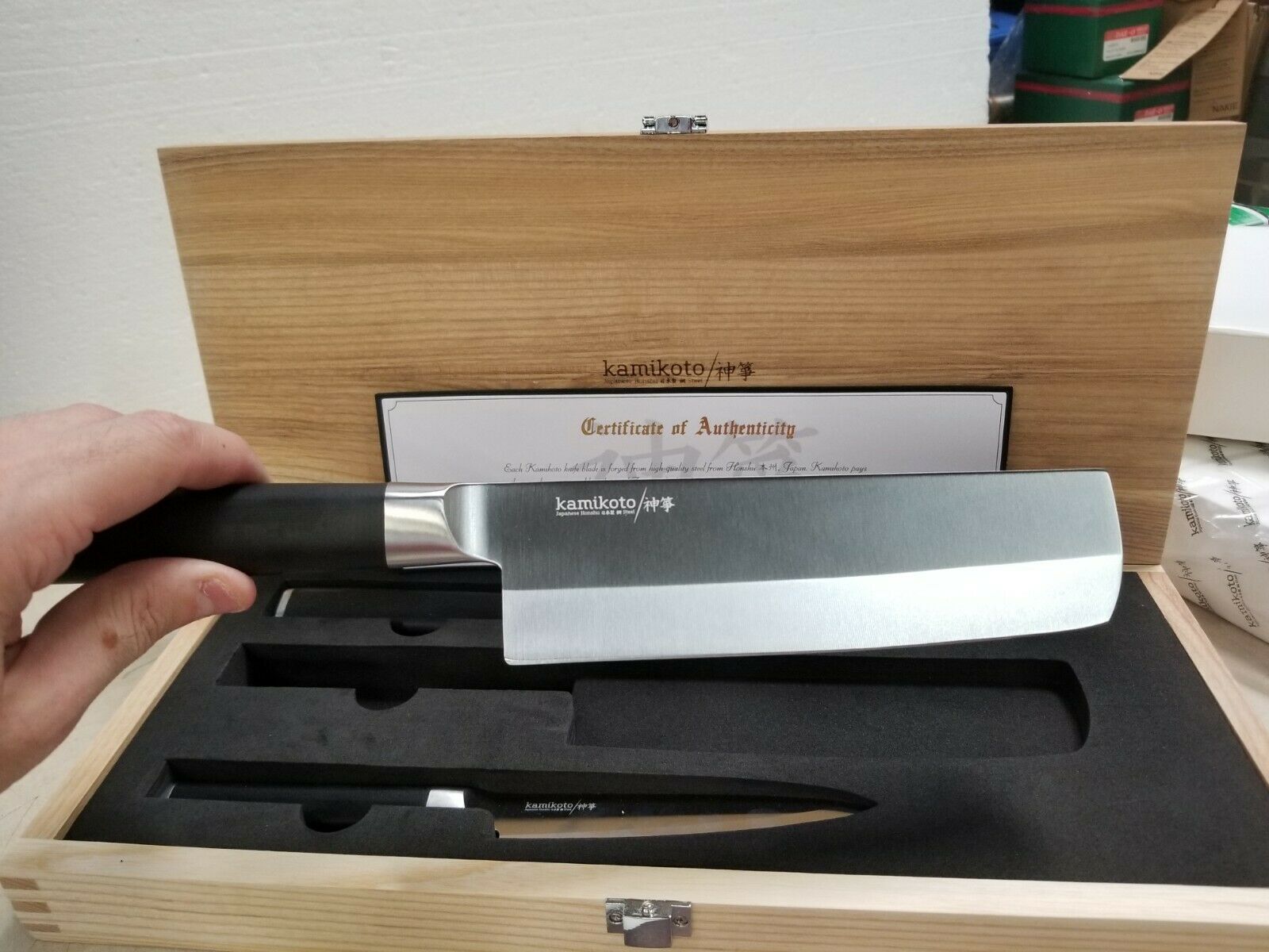 Kamikoto Kanepki Knife Set w/ Presentation Box, Open Box - Fresh Stock Dated January 2026