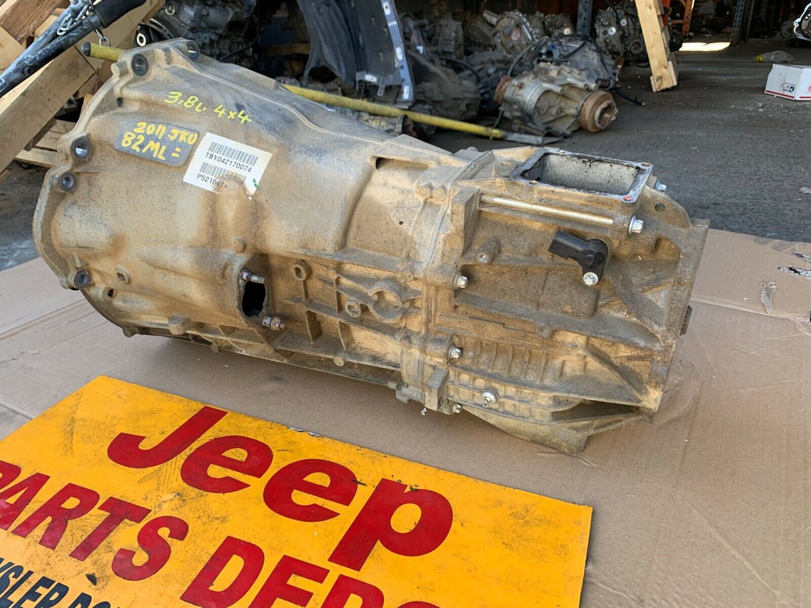 2011 JEEP WRANGLER JK JKU 3.8L MANUAL TRANSMISSION 52104741AC OEM 82K MILES - Fresh Stock Dated January 2026