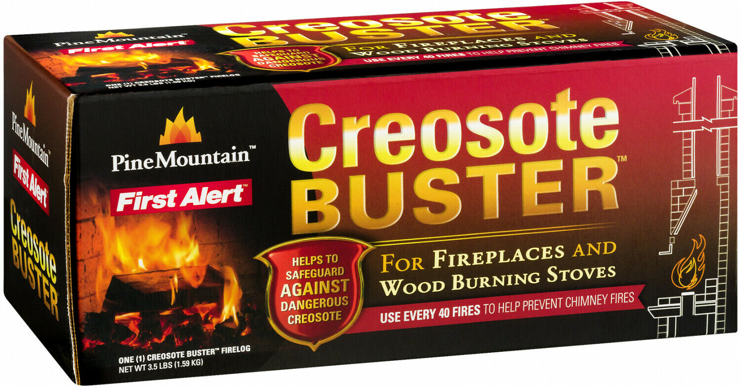 Pine Mountain Creosote Buster Firelog, 1.0 CT - Fresh Stock Dated December 2025