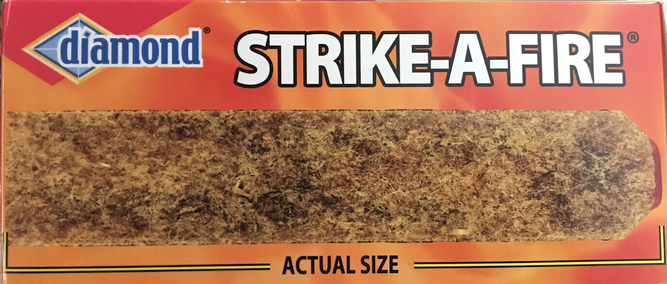 Diamond ® 48-Pack Strike-A-Fire Starter Match Sticks Firestarter Log Long Burn - Fresh Stock Dated January 2026