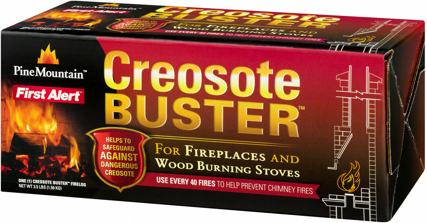 Pine Mountain Creosote Buster Firelog, 1.0 CT - Fresh Stock Dated December 2025