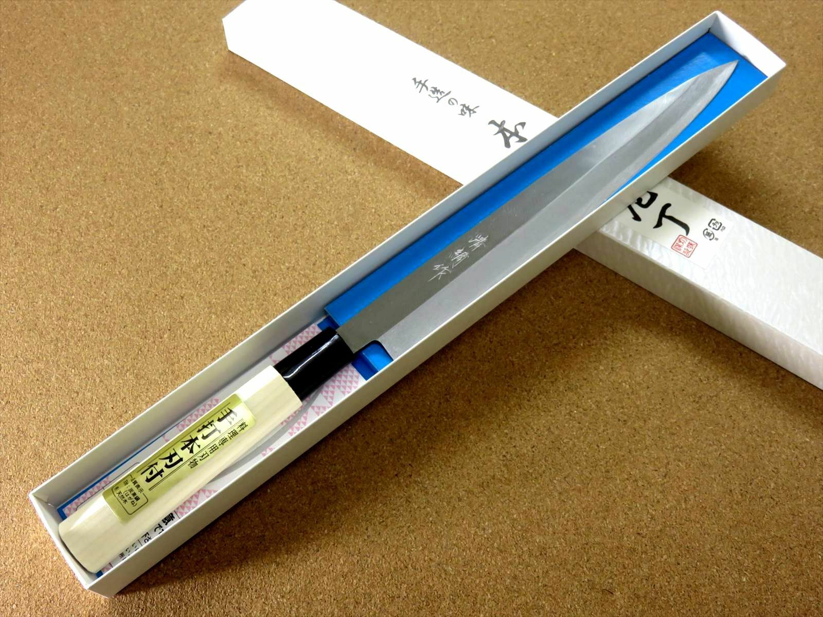 Japanese Kiyotsuna Kitchen Sashimi Yanagiba Knife 240mm 9.4