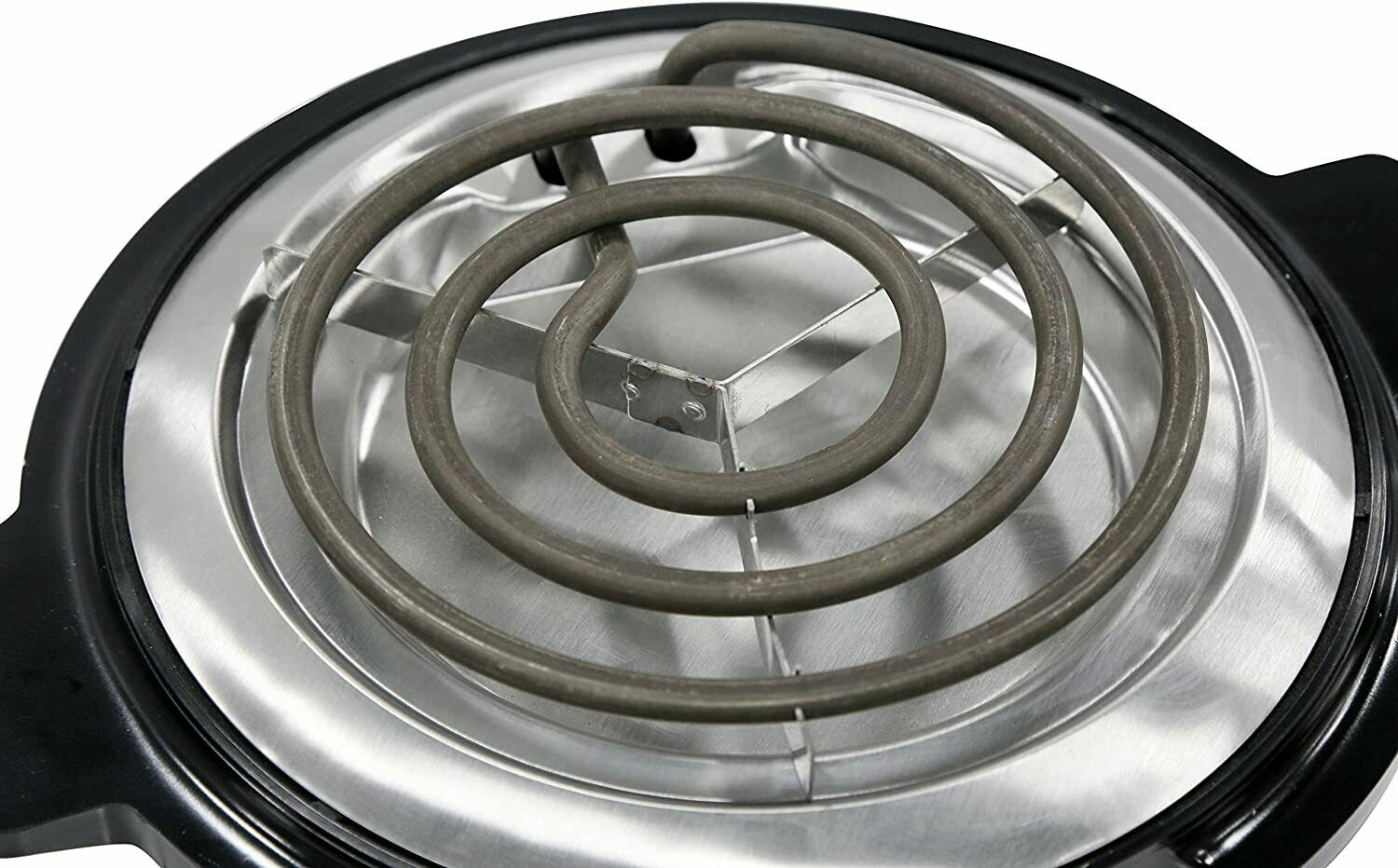 Portable Buffet Burner Small Electric Hot Coiled Heating Plate Temp Control 750W - Fresh Stock Dated February 2026