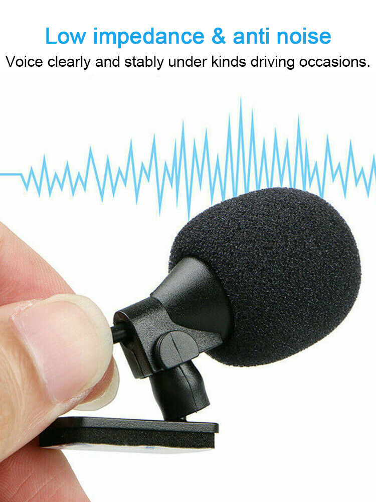 2.5mm Jack Car Microphone AVIC AVH DEH MVH SPH Head Audio Mic For Pioneer PET - Fresh Stock Dated December 2025