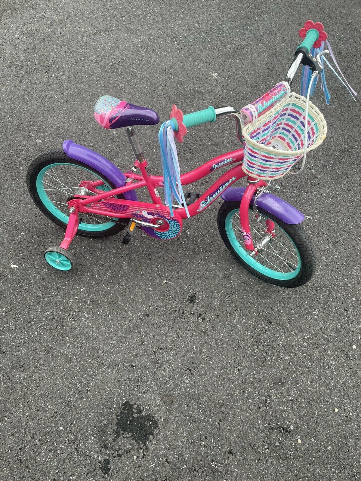 Schwinn Jasmine Girls Bike with Training Wheels, 16-Inch Wheels, (Pink) - USED - Fresh Stock Dated January 2026