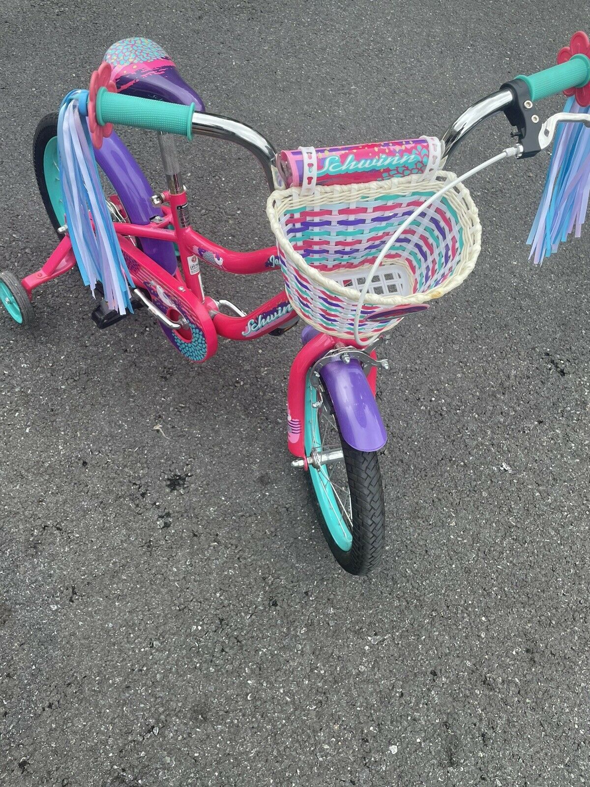 Schwinn Jasmine Girls Bike with Training Wheels, 16-Inch Wheels, (Pink) - USED - Fresh Stock Dated January 2026