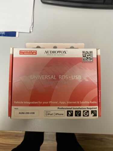Audiovox AUNI-200-USB Universal Integration Kit w/RDS Compatible FM Direct - Fresh Stock Dated December 2025
