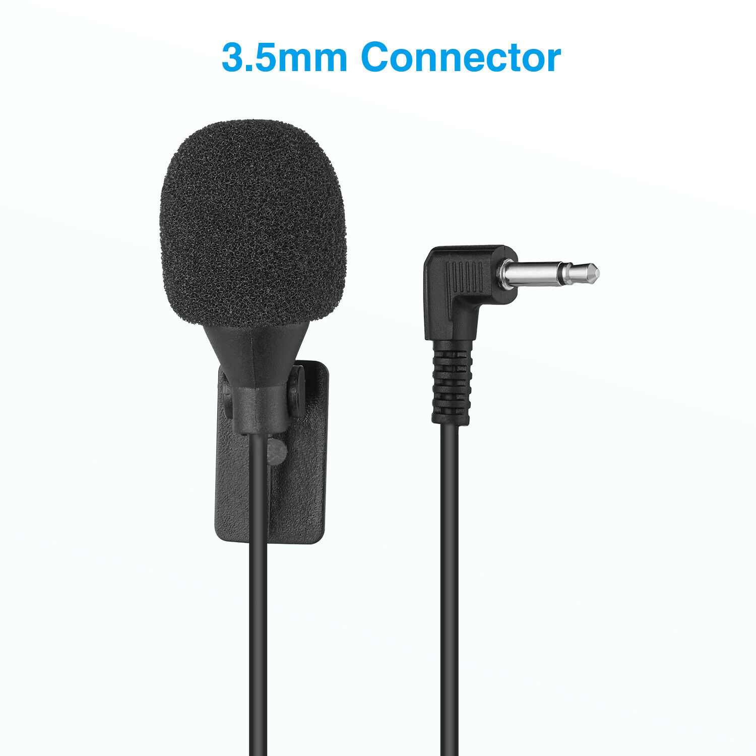 3.5mm External Mic for Kenwood Sony Alpine JVC Clarion Car Stereo Microphone - Fresh Stock Dated December 2025
