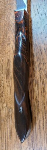 CUTCO KNIFE 1758 Kitchen/Steak Knife Brown Orange Swirl Factory Sharpened - Fresh Stock Dated January 2026