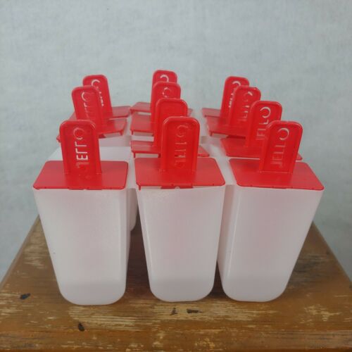 2 Jello Frozen Popsicle Molds Homemade Ice Cream Pudding Pop Reusable Tray Sets - Fresh Stock Dated February 2026
