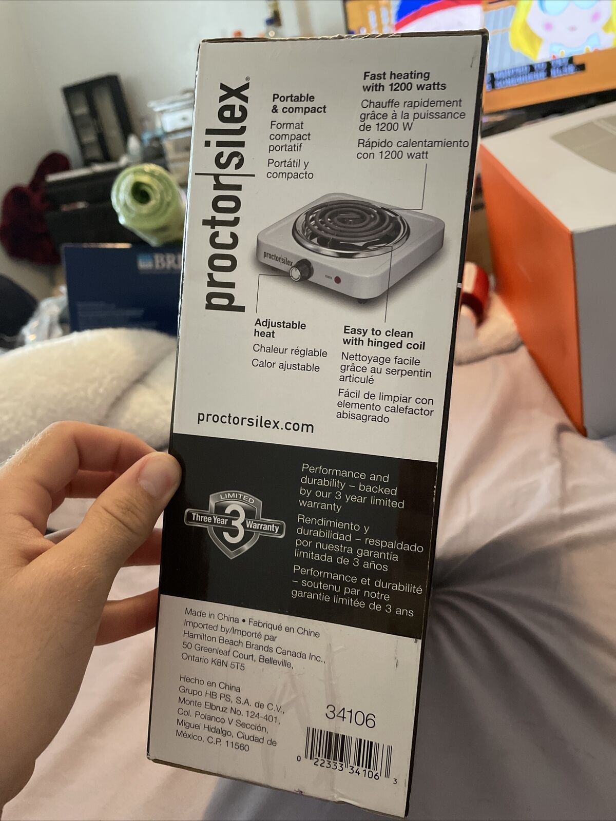 Portable , Electric Stove - Fresh Stock Dated February 2026