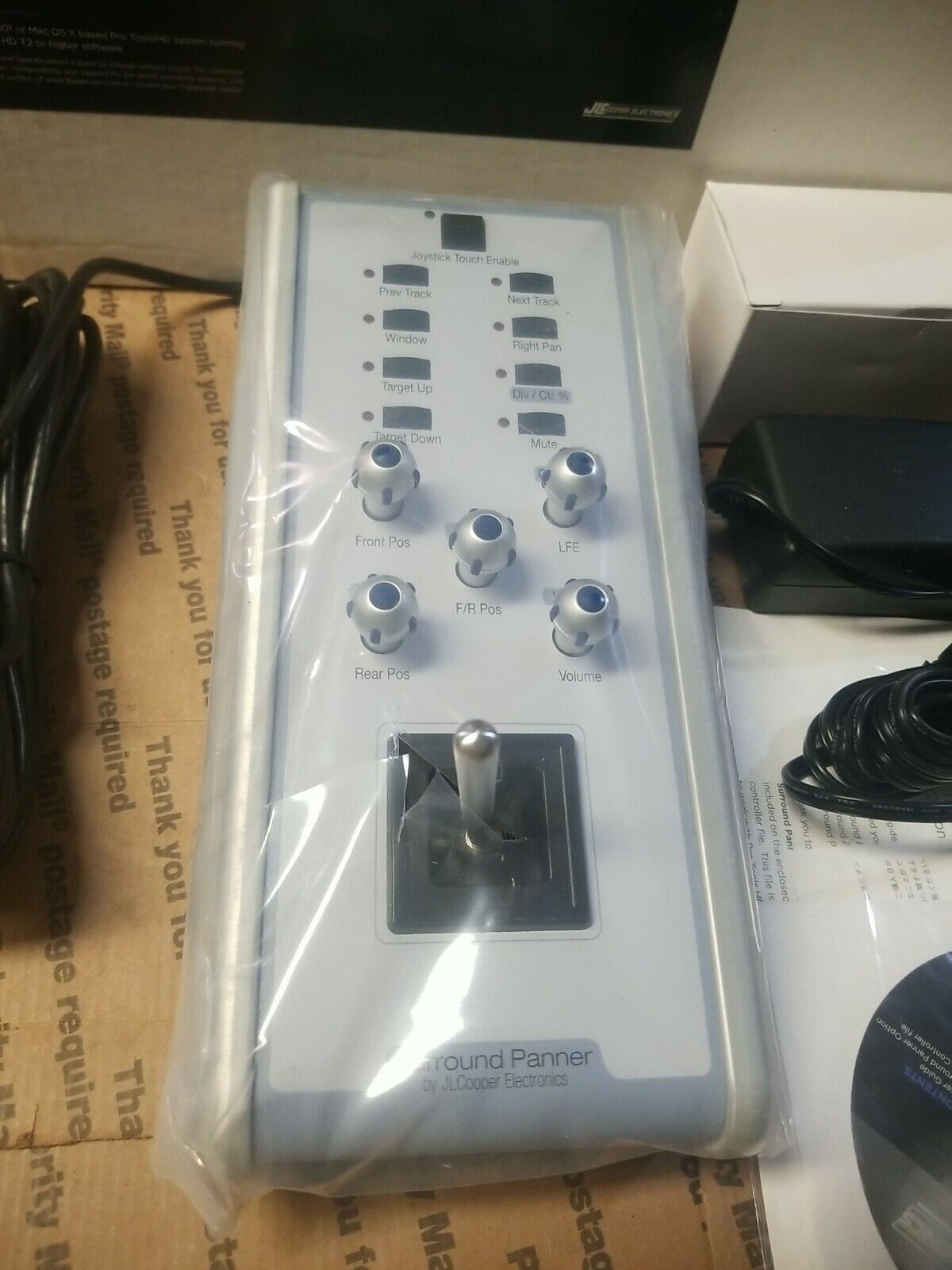 JL Cooper Axis Joystick Controller - Surround Panner D Command Pro Tools MIDI - Fresh Stock Dated December 2025