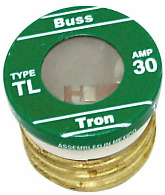 Cooper Bussmann TL-30PK4 30 Amp Screw In Base Plug Fuse - Lot of 16 - Fresh Stock Dated December 2025