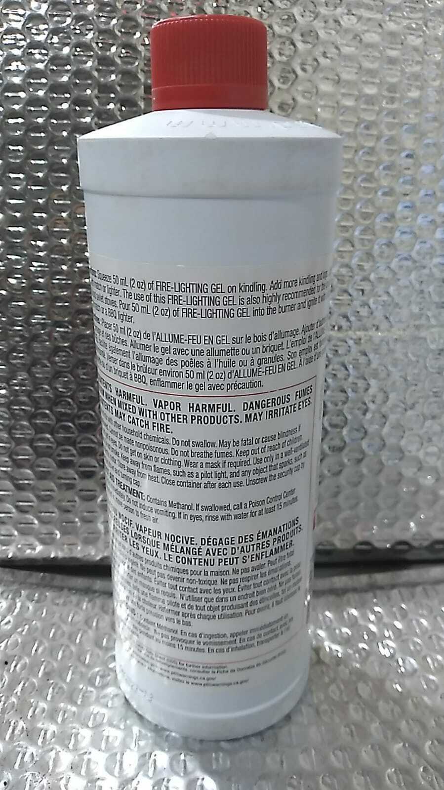 SBI Fire Lighting Gel For Wood Oil or Pellet Stoves 33.8 fl oz. - Fresh Stock Dated December 2025