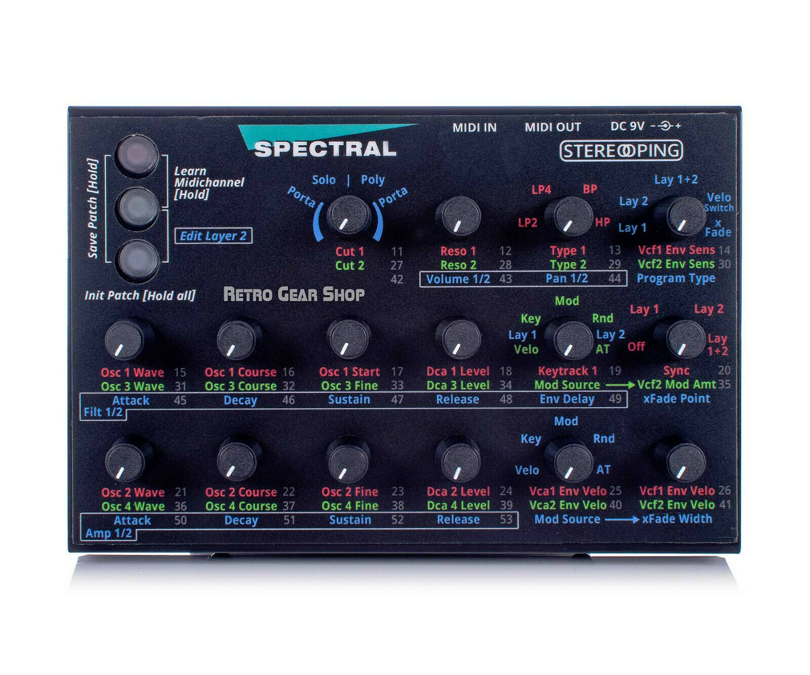 Stereoping CE-1 Spectral Midi Controller for Peavey Spectrum Rare Vintage Synth - Fresh Stock Dated December 2025