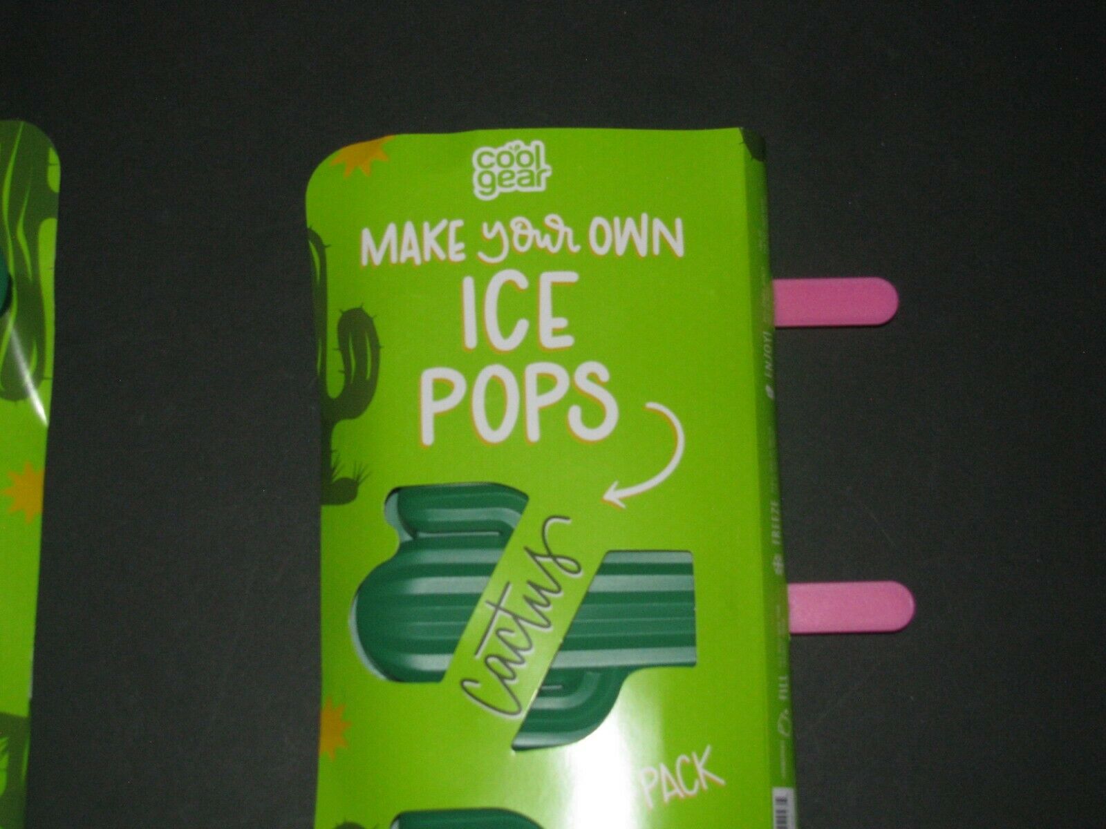 Cactus Popsicle Molds Cool Gear Lot of 2 New *Ships Free* - Fresh Stock Dated February 2026