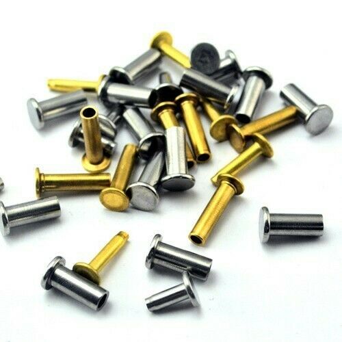 10pcs 1.03 1.5 1.7 cm Pipe Type Rivets For Chopping Kitchen Knife Handle - Fresh Stock Dated February 2026