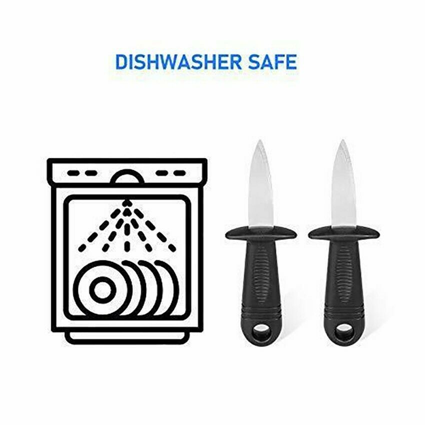 Oyster Shucking Knife Shucker Knives Opener Blank Professional and Cut Resistant - Fresh Stock Dated January 2026