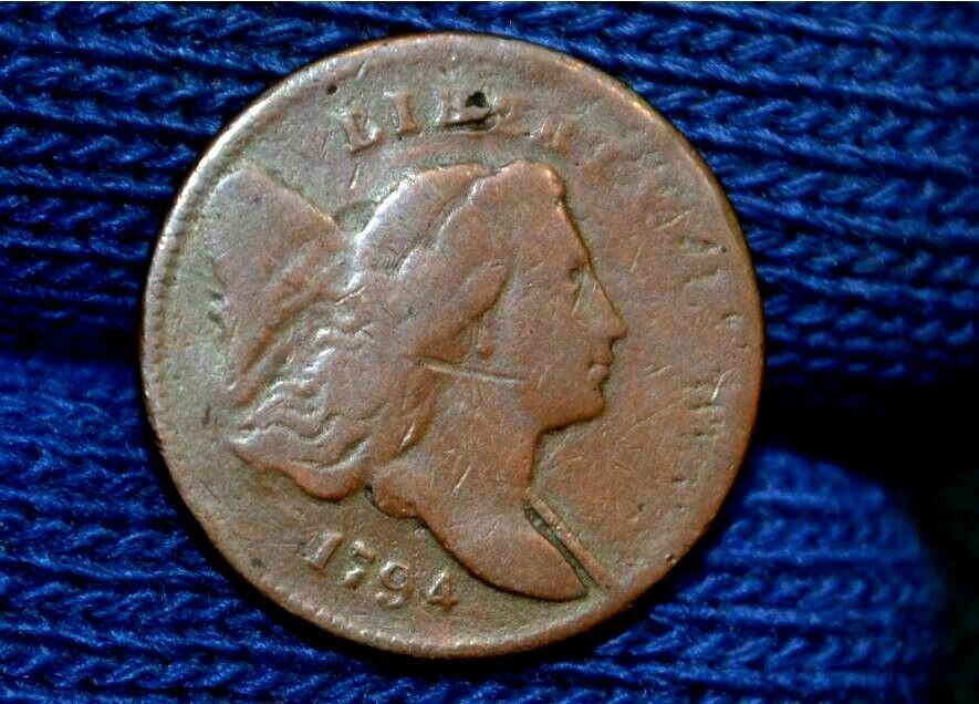 1794 HALF CENT ** C4a ** Small Edge Letters ** NICE BROWN ** FINE ** R3 - Fresh Stock Dated December 2025